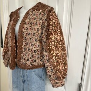 Free People Bohemian Bomber Jacket